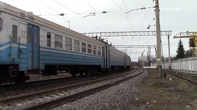 Электропоезд ЭР9М-396, № 6328 Гречани-Жмеринка, отправляется со ст. Гречаны смотреть онлайн