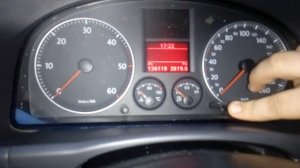 VW Touran «service now» сброс межсервиса