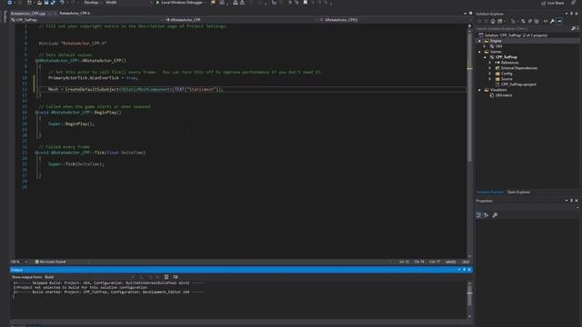 Unreal Engine 4 C++ Tutorial #1- Introduction/Actors - #UE4Tuts смотреть онлайн
