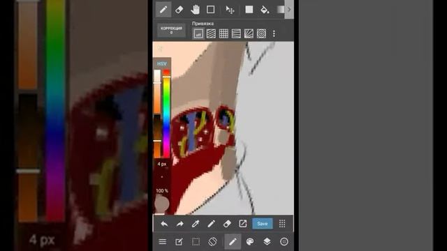 Рисую на телефоне! Medibang paint смотреть онлайн