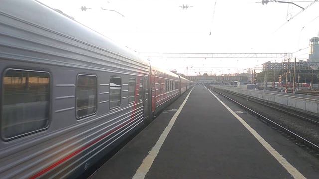 ЭП2К-414 с поездом 015 Москва - Волгоград смотреть онлайн