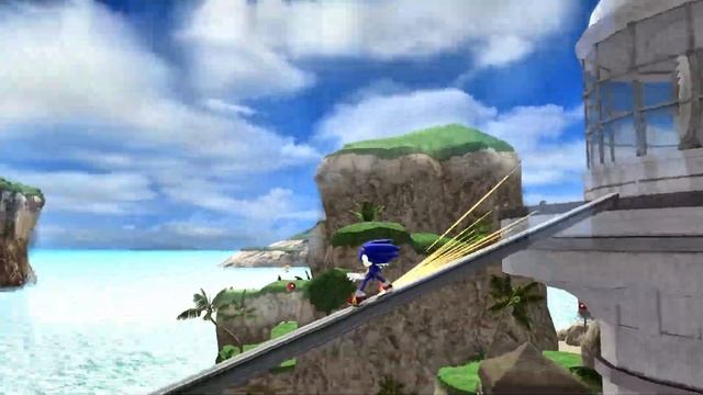 Opening Stages of 3D Sonic Games in Generations... смотреть онлайн