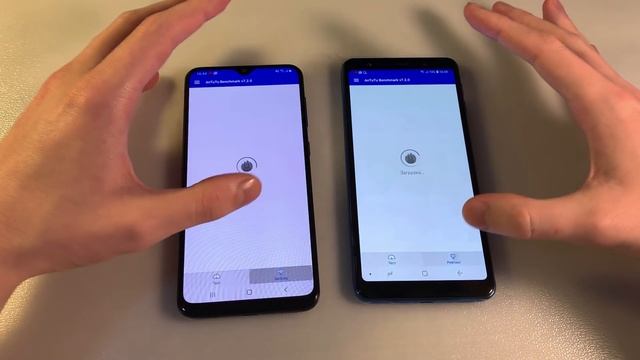Samsung Galaxy A20 vs Samsung Galaxy A7 2018 смотреть онлайн
