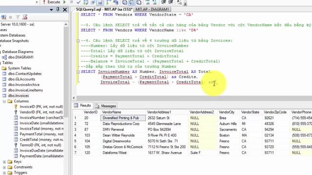 Sử dụng câu lệnh SELECT, INSERT, UPDATE trong SQL Server chi tiết nhất смотреть онлайн