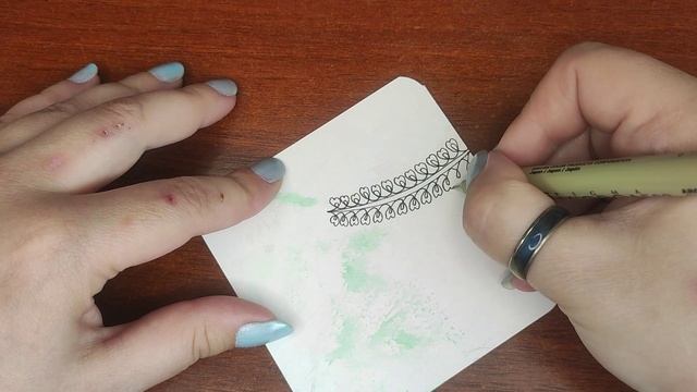 Зентангл Тангл Bela Hearts