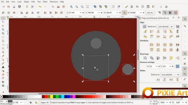 How to Create Yin Yang Logo with Inkscape 1.0 Beta: The Simple Way смотреть онлайн