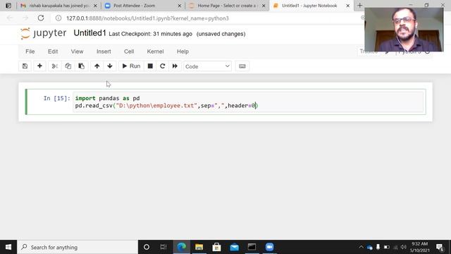How to import a csv file in Python ? смотреть онлайн