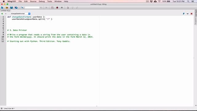 8.3. (Part 1) Date Printer - Python смотреть онлайн