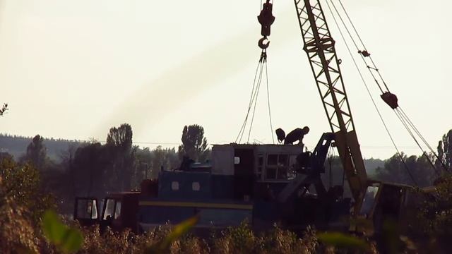 Добыча песка Национальный природный парк Голосеевский Pompa смотреть онлайн