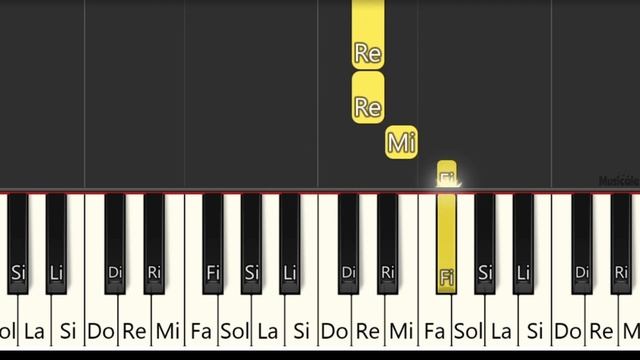 HAPPY HAPPY HAPPY - GATO BANANA - TUTORIAL DE PIANO FÁCIL - PIANO FÁCIL CON NOTAS смотреть онлайн
