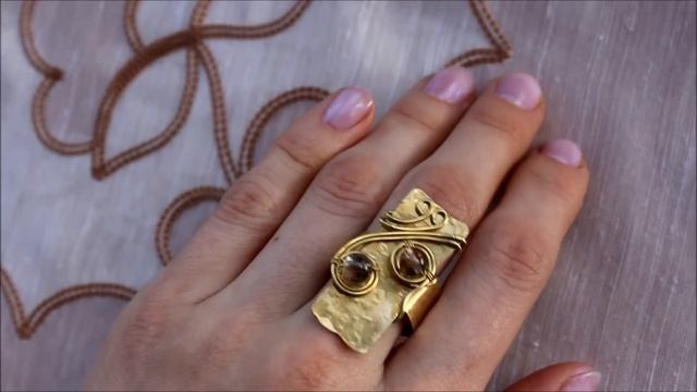 Латунное кольцо для ЯМ смотреть онлайн