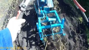 СОРТ КУРАЖ. КОПКА МБ 2 НЕВА С КАРТОФЕЛЕКОПАЛКОЙ ККМ-1