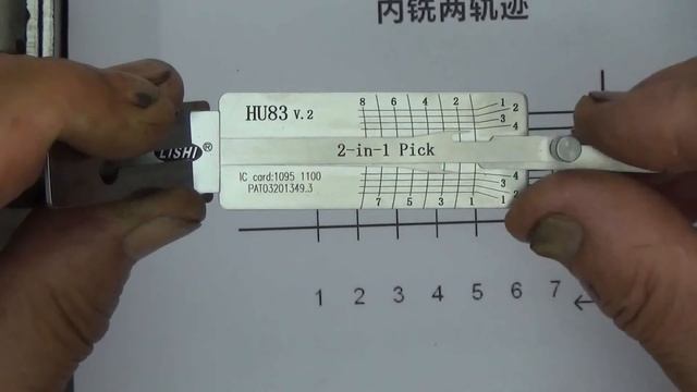 Lockmall Lishi HU83 KEY READER 2-in-1 Pick/Decoder Tool смотреть онлайн