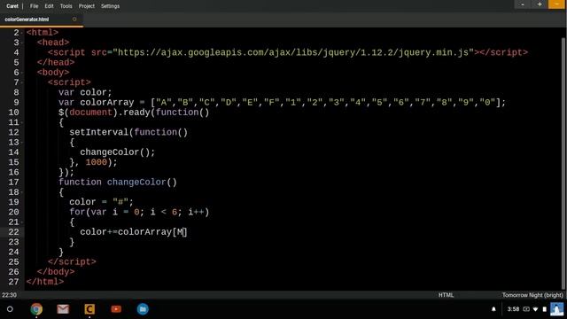 Random color generator смотреть онлайн