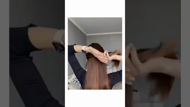 Корейская причёска #прически #hairstyle #hair смотреть онлайн