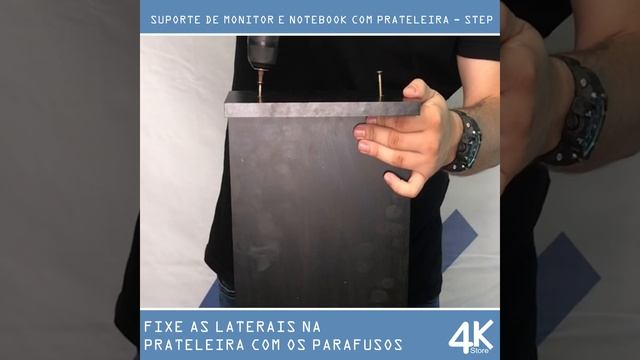 SUPORTE DE MONITOR E NOTEBOOK COM PRATELEIRA - STEP смотреть онлайн