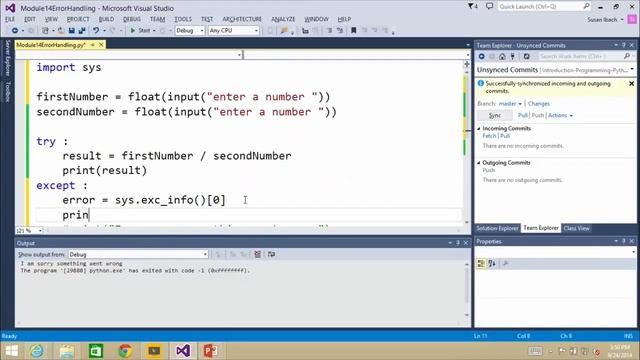 Python error handling | Python tutorial from two lazy programmers смотреть онлайн