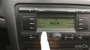 Настройка радио Skoda OctaviaA5  II MK2 Stream mp3