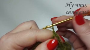 ??БЫСТРО И ПРОСТО. УЗОР ДЛЯ ШАЛИ КРЮЧКОМ - ЛИСТИКИ. Свяжите и Вы! (вязание крючком для начинающих)