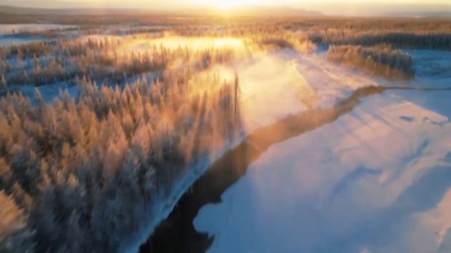 Река Куйдусун, Гало в Оймянском улусе 🌄😍🔥📍 Республика Саха-Якутия смотреть онлайн