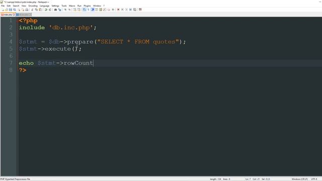 PHP - PDO Prepared Statements смотреть онлайн