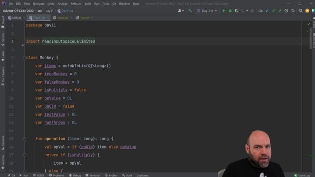 Advent of Code 2022 Day 11 - Kotlin (Monkey in the Middle) смотреть онлайн