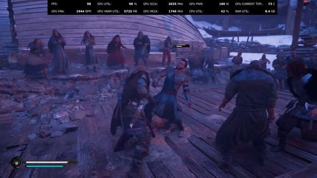 Assassin's Creed Valhalla v.1.2.0 - тест игры смотреть онлайн