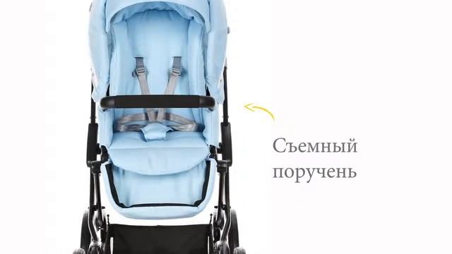 Детская коляска 2 в 1 Geoby C3018 смотреть онлайн