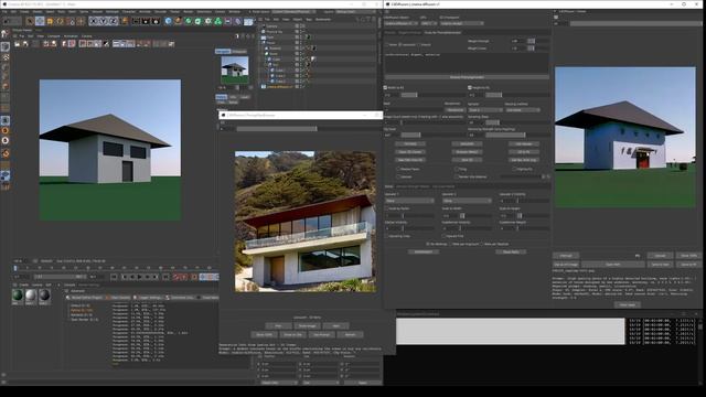 Cinema4D and Stable Diffusion. Architectural Modelling with Img2Img. смотреть онлайн