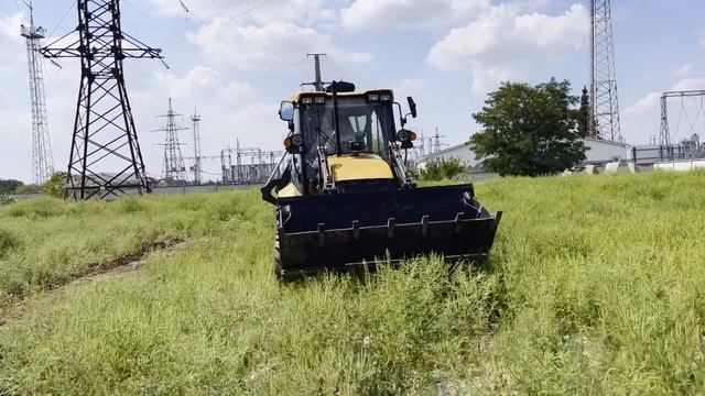 Колесный экскаватор погрузчик BIZON 777 смотреть онлайн