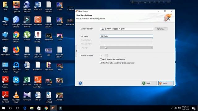 How to burn a CD/DVD by nero express 2021 смотреть онлайн