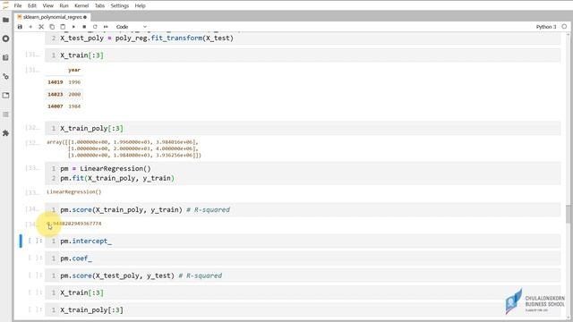 สอน Machine Learning: การทำ Polynomial Regression смотреть онлайн