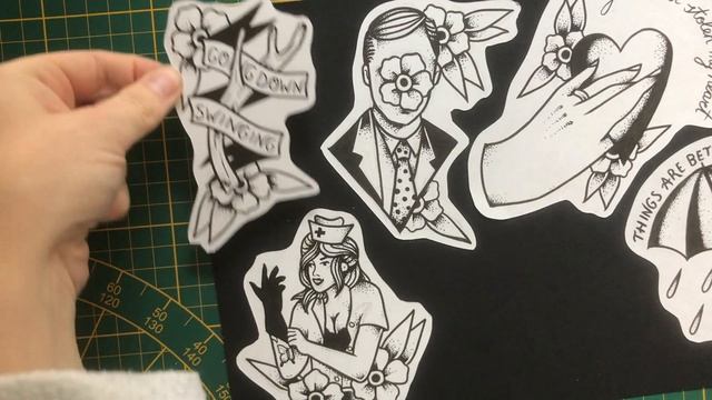 POP PUNK / EMO 2000s TATTOO FLASH SHEET смотреть онлайн
