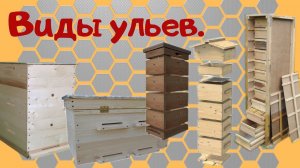 Виды ульев для пчел. - Типы ульев для пчел.