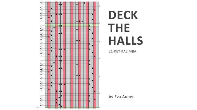 [kalimba Tabs,21-key] Deck The Halls – Christmas Carols – Eva Auner