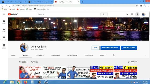 Intraday TIPS 10 AUG 2020 Best Zone for BUY & Sell Bank Nifty Future Analysis смотреть онлайн
