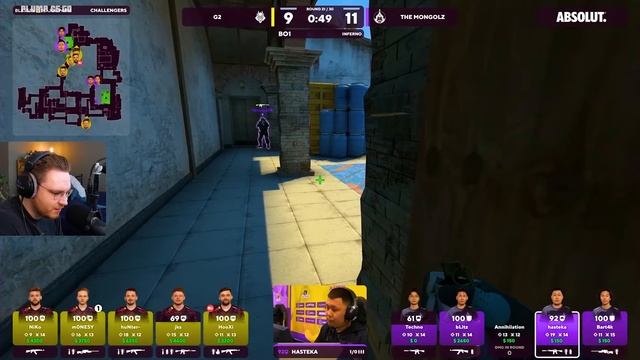 CS PROS & CASTERS REACT TO M0NESY PLAYS смотреть онлайн