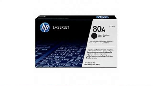 Hp 80A Black Original Toner Cartridge Cf280A Cartridge In Retail Packaging Features Video смотреть онлайн