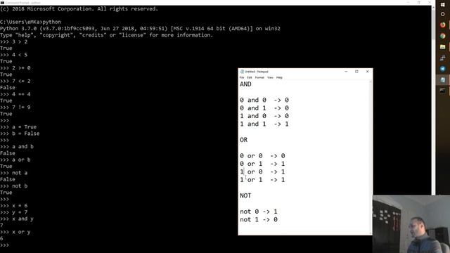 Python N4. შედარების, ლოგიკური და სპეციალური ოპერატორები смотреть онлайн