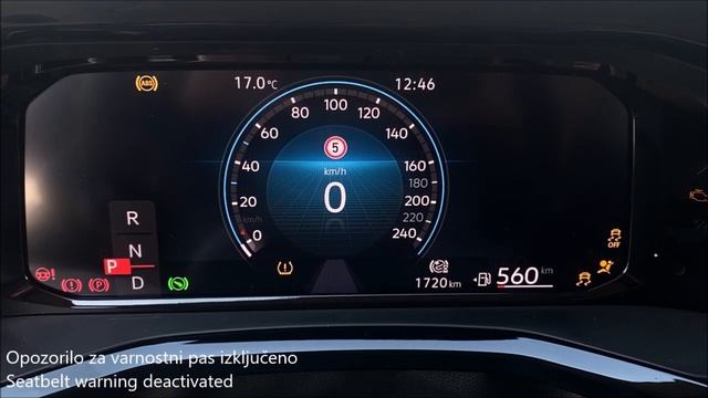 VW T7 Multivan - seatbelt warning deactivation - izključitev opozorila za varnostni pas смотреть онлайн