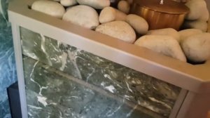 Обзор и тестдрайв печи для русской бани Изистим Ялта Стоун. В каменной облицовке ламелями