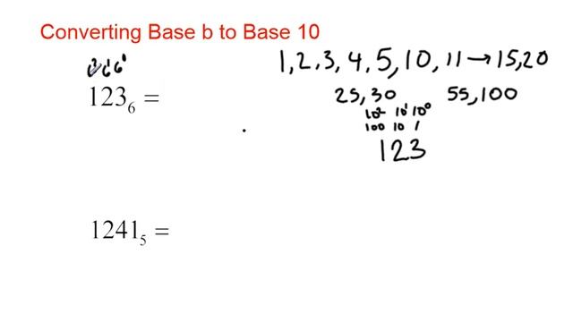 Base B To Base 10