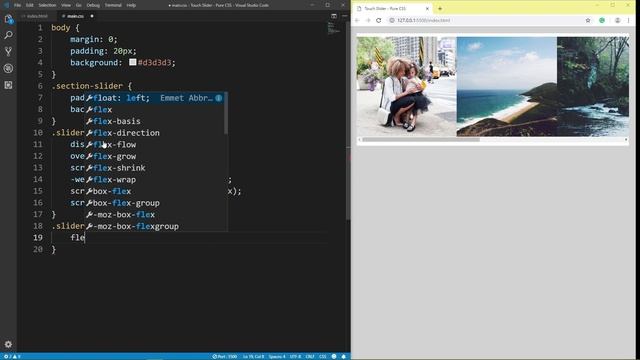 Touch Slider - Pure CSS смотреть онлайн