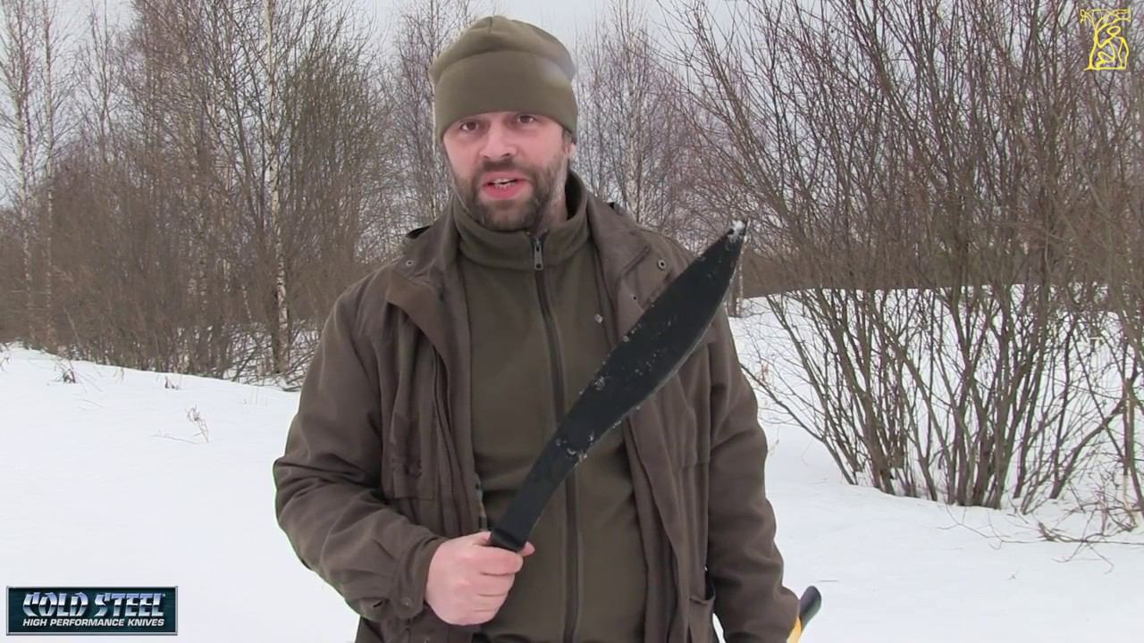 МАЧЕТЕ Cold Steel 97 MKM против ТОПОРА