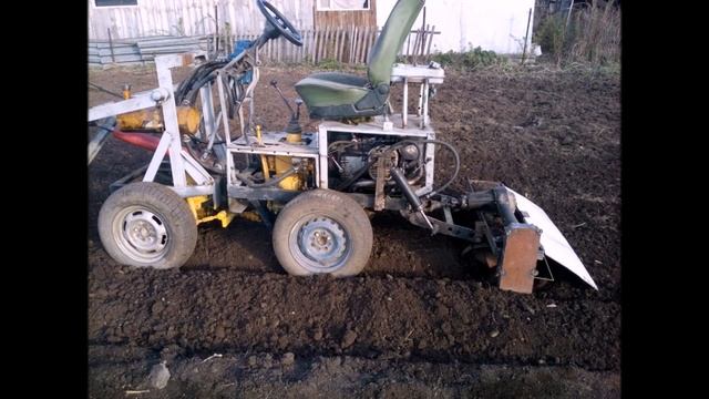 самодельная фреза на мини трактор смотреть онлайн