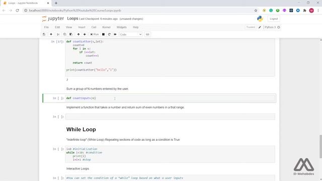 19- For Loop (Examples) in Python (Arabic) смотреть онлайн