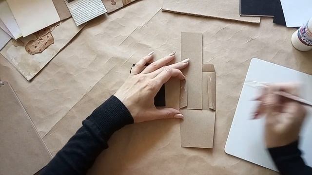 Как сделать бумажные конвертики. Конверты из крафт бумаги смотреть онлайн