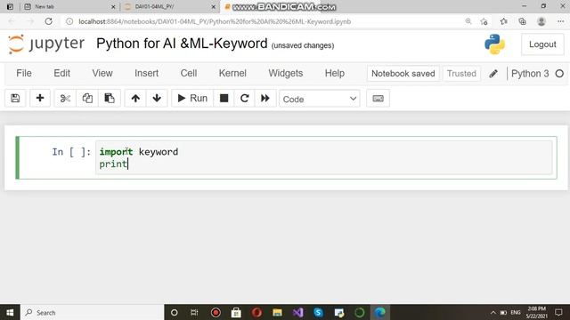 Python for AI &ML-Keyword смотреть онлайн