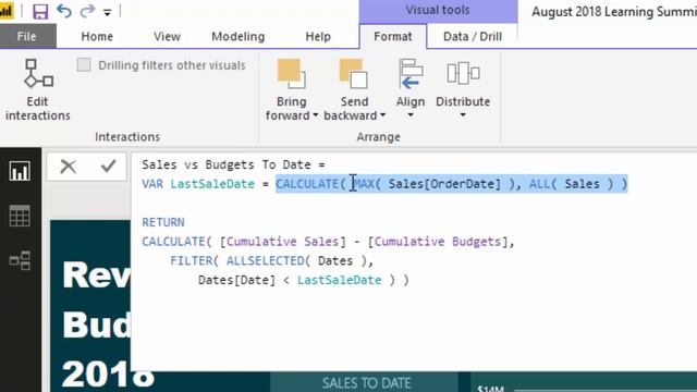 Show Difference To Forecast Up To Last Sale Date Only - DAX Technique In Power BI смотреть онлайн