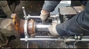 Ремонт чулка заднего моста VOLVO FH-13 (полуось+резьба)